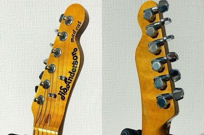 Electric Guitar H.S. Anderson HS-1 Mad Cat 1973 Natural Maple