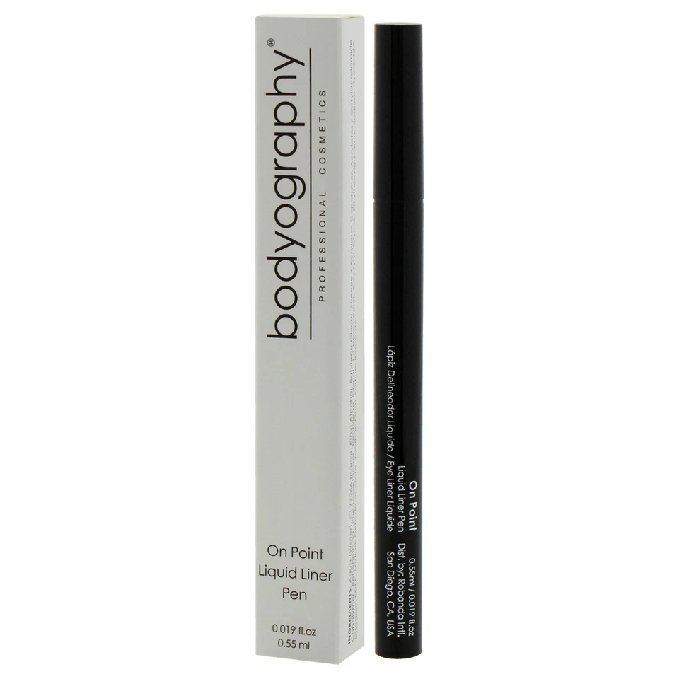 Pluma delineadora líquida On Point - negra de Bodyography para mujer - delineador de ojos de 0,019 oz Foto 4 de 4