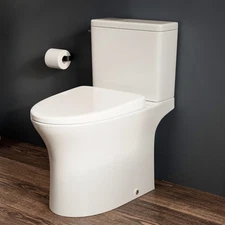 Macerating Rear Outlet Toilet with Tornado Flush and Soft-Close Seat
