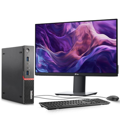 #ad Lenovo ThinkCentre Tiny AMD Ryzen 5 Pro 2400GE 32GB RAM 1TB SSD 24 quot; LED Win 11 $379.99