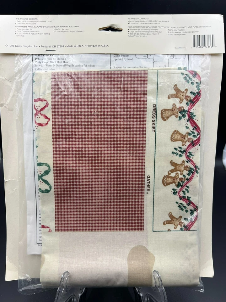 '96 Daisy Kingdom "Angel Garland Dolls" #32125 New - Image 3 of 3