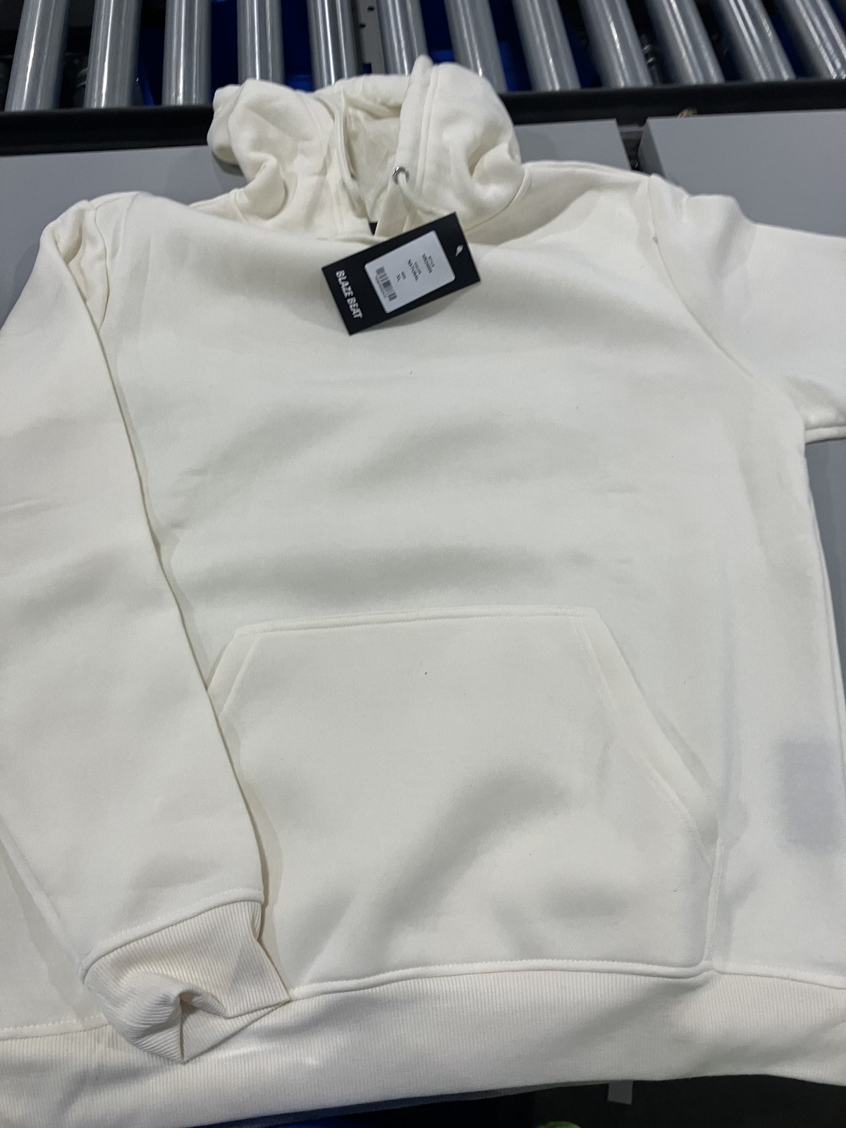 СВИТЕР BLAZE BEAT С ЗАСТЕЖКОЙ СПЕРЕДИ - РАЗМЕР: МУЖСКОЙ XL - НАТУРАЛЬНЫЙ