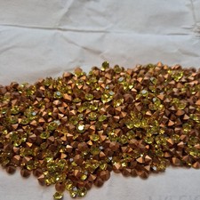 Preciosa SS16 Citrine Stones. Foiled.  Unused.  250pc