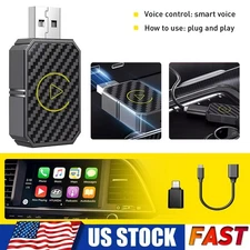 Wireless USB CarPlay Adapter Wireless Carplay Dongle For iPhone Apple Plug &Play