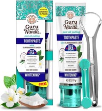 GuruNanda Hydroxyapatite Toothpaste Freshens Breath, Fights 4.2oz