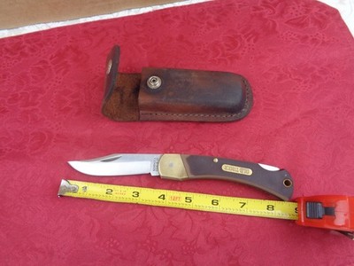 Vintage Schrade USA 6-OT Old Timer Golden Bear Lock Back Pocket Knife