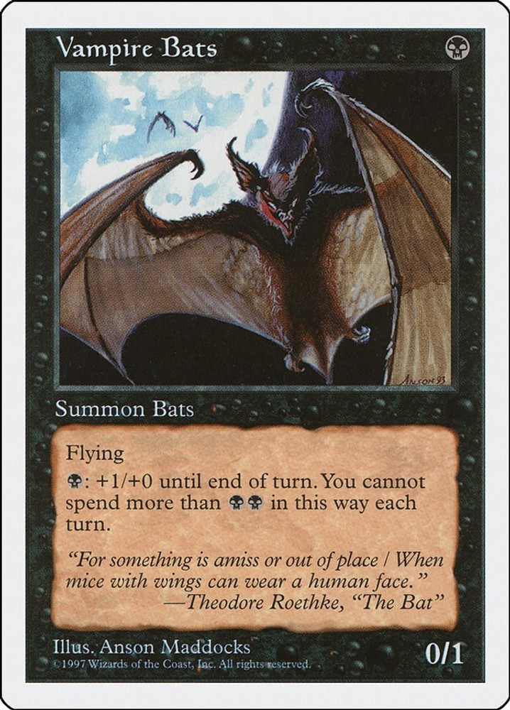 NM - Vampire Bats 5ED - 202 Fifth Edition