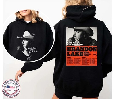 Brandon Lakes KING OF HEARTS TOUR 2025 2026 T-Shirt or Hoodie, FAST SHIP