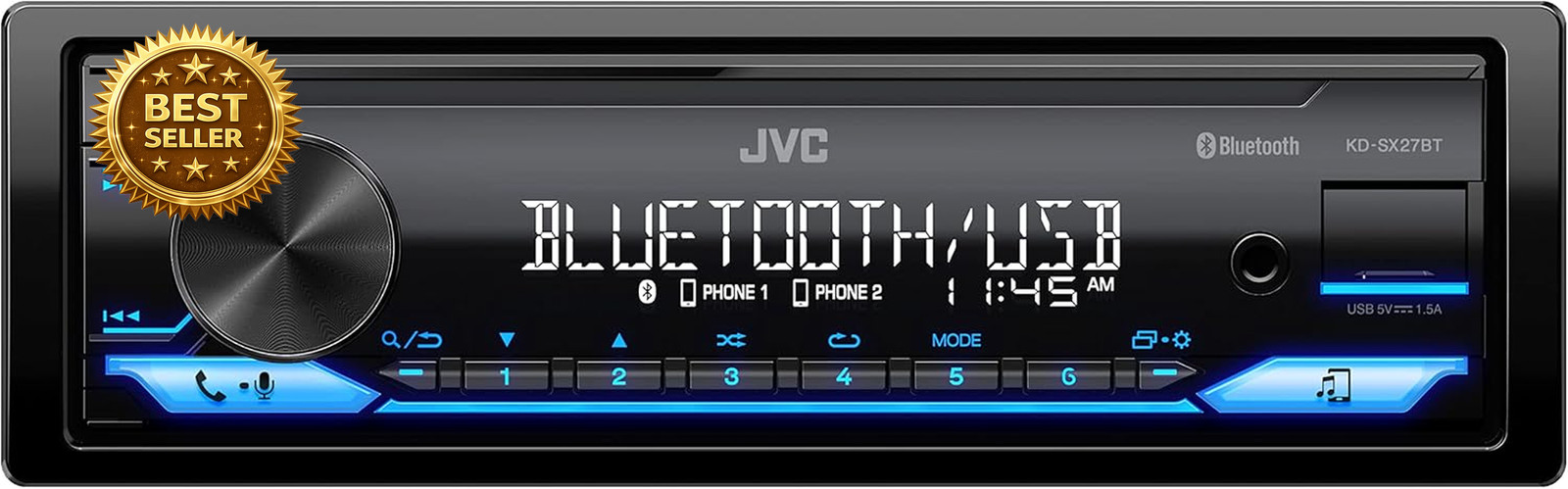 With Bluetooth, 100w Digital Media Receiver, 1.5a Usb To Ch