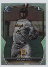 2023 Bowman Draft Chrome Lunar Glow Refractor Carlson Reed #BDC-11 0b3