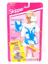 Skipper Activities Stencil It 1993 Barbie Doll Fashion Mattel new sealed