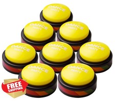 30 Second Dance Party Button Pack of 8