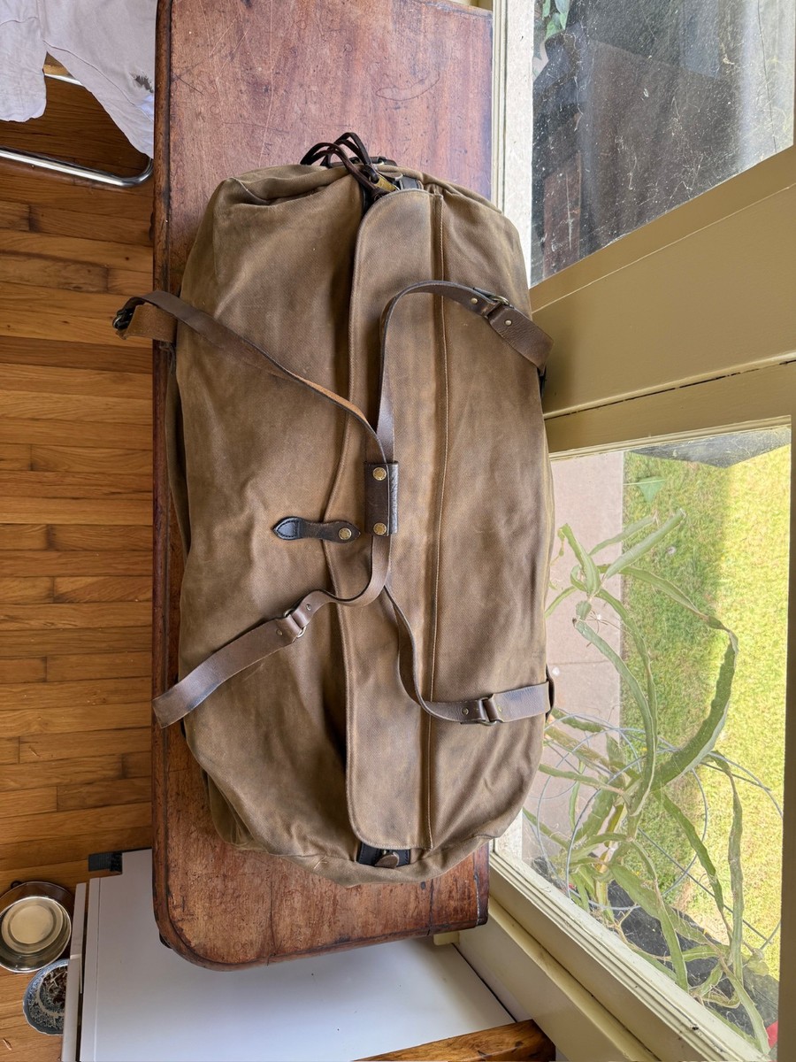 Filson Extra Large Duffle Bag - Tan - Talon Era - Excellent