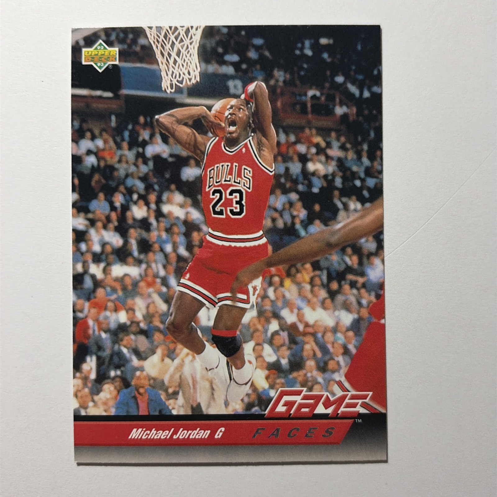 1992-93 Upper Deck - Game Faces Michael Jordan #488