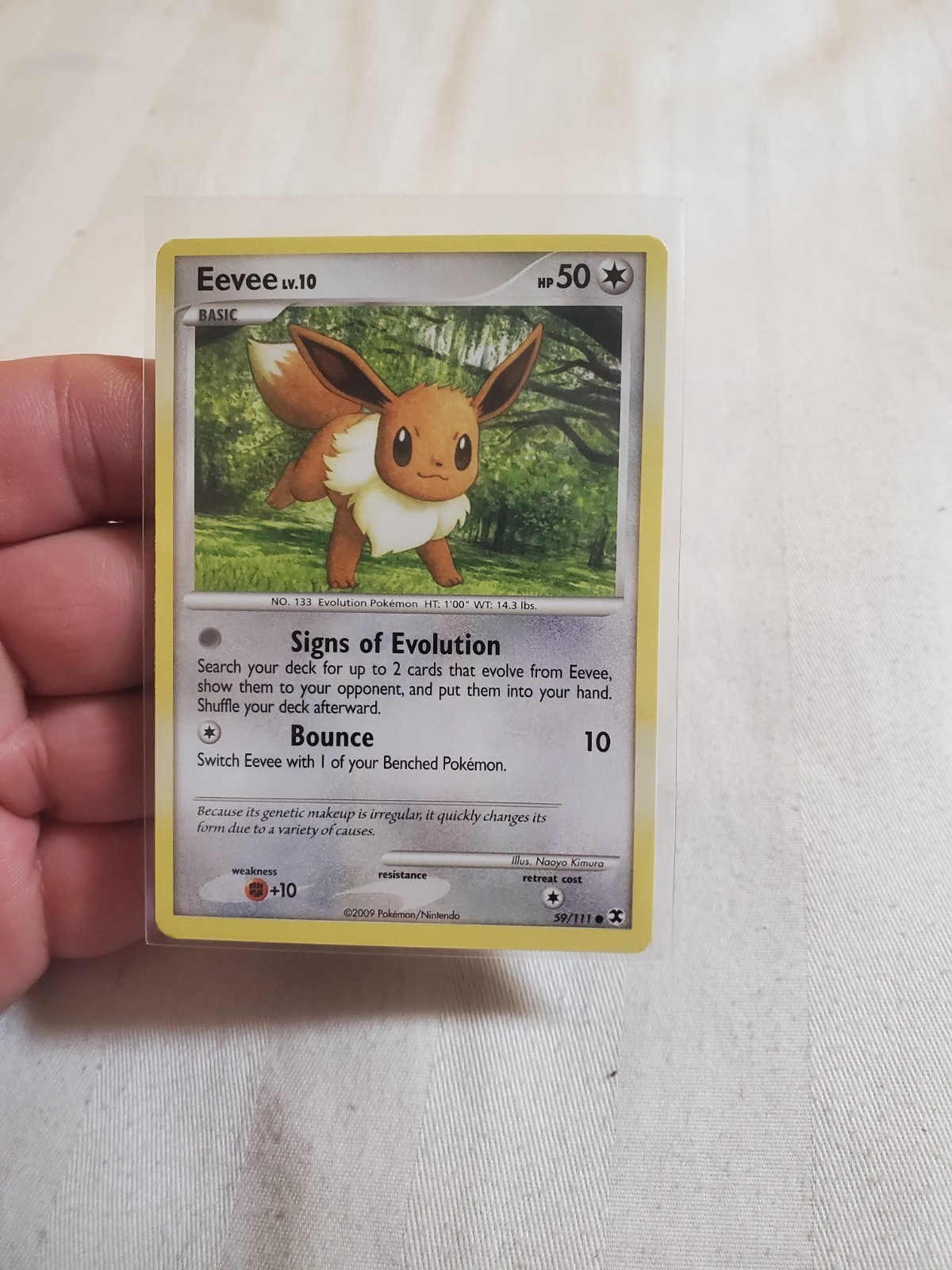NM Eevee 59/111 Rising Rivals Regular
