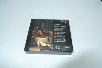 Handel Giulio Cesare RENE JACOBS Original 1991 Harmonia Mundi 4CD Box