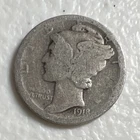 1918 Mercury Dime 10C Silver 0.900 Philadelphia Mint Business Strike