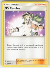 N's Resolve 200/236 Uncommon Cosmic Eclipse Pokemon Near Mint