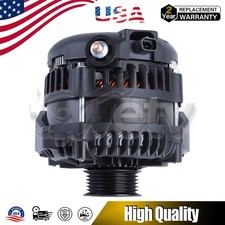 300a High Output Black Alternator For Chevy Gmc Yukon Tahoe Cadillac Hummer H2