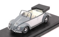 Rio Vw Cabrio Karmann 1949 Grey/White 1:43