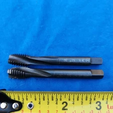Lot of 2 OSG  7/16-14 NC Spiral Plug Taps 3-Flutes GH3 USA
