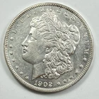 1902-P $1 Morgan Dollar 90% Silver Philadelphia US Coin - TOUGHER DATE