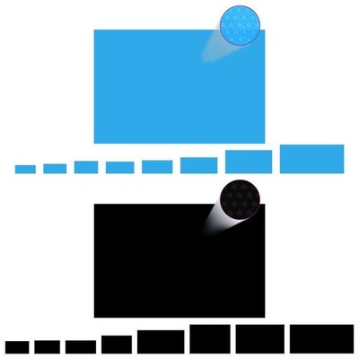 Pool Solarfolie PE Wärmeplane Solarplane Solarabdeckung mehrere Auswahl vidaXL