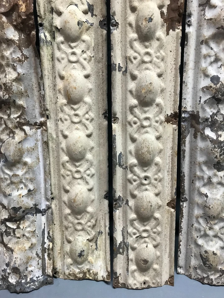 Huevo gótico arquitectónico 316-23B de techo de hojalata antiguo 36 pies Linier 316-23B Foto 3 de 4