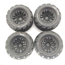 4x Duratrax Speedtreads Vindicator 110 Monster Truck Tires On 14mm Hex Wheels U 4x Duratrax Speedtreads Vindicator 110 Monster Truck Tires On 14mm Hex Wheels U