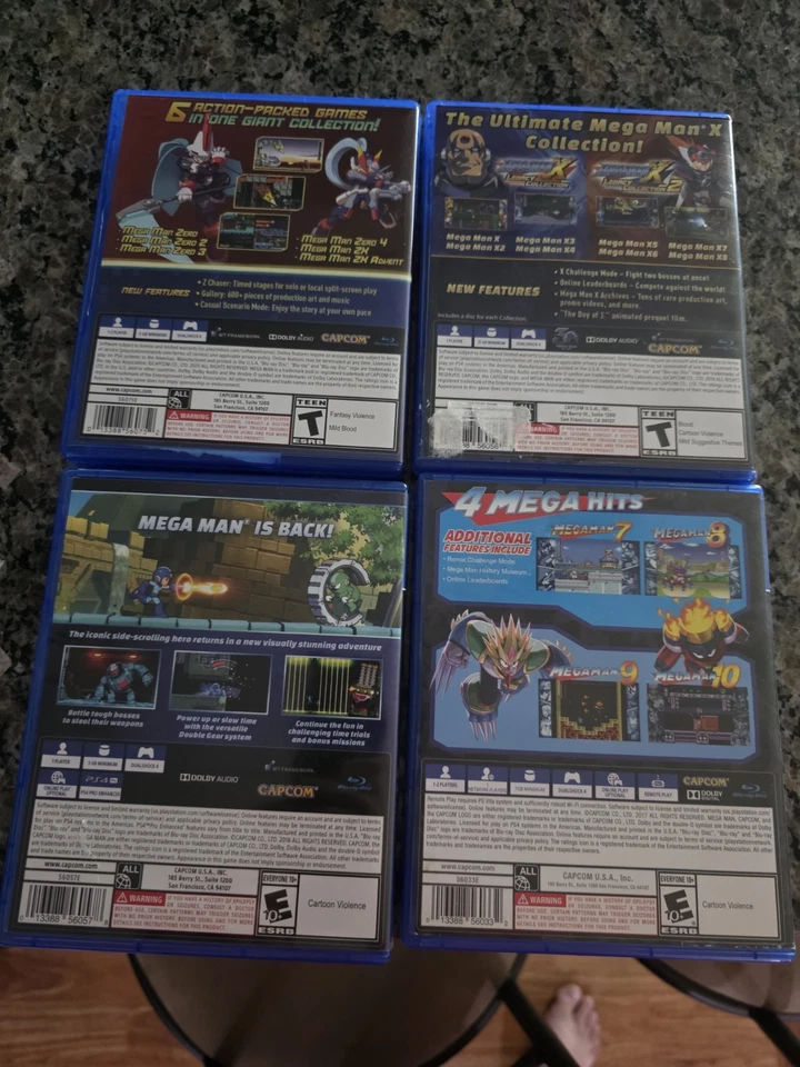 Mega Man Ps4 Bundle Lot. Legacy collection 1 And 2 Zerox 1 And 2 And Megaman11 - Image 2 of 4