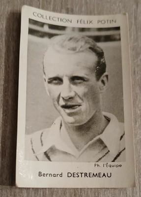Felix Potin 1952 BERNARD DESTREMEAU (3) Carte Sport Trading Card Tennis
