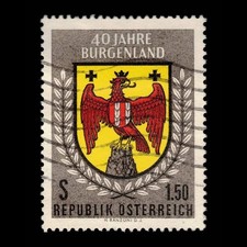 Austria, Scott 673, Arms of Burgenland, 1961, used, 112932