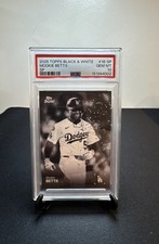 Mookie Betts 2025 Topps Black & White #16-SP Sp Image Variation PSA 10