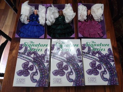 3 Candi Girls Couture The Signature Series; Redhead, Blond, African American 