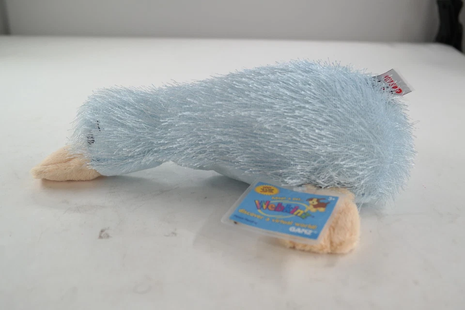 Webkinz Blue Googles Plush Stuffed Animal HM333 Ganz NWT Toy Virtual Pet Sealed - Image 2 of 4