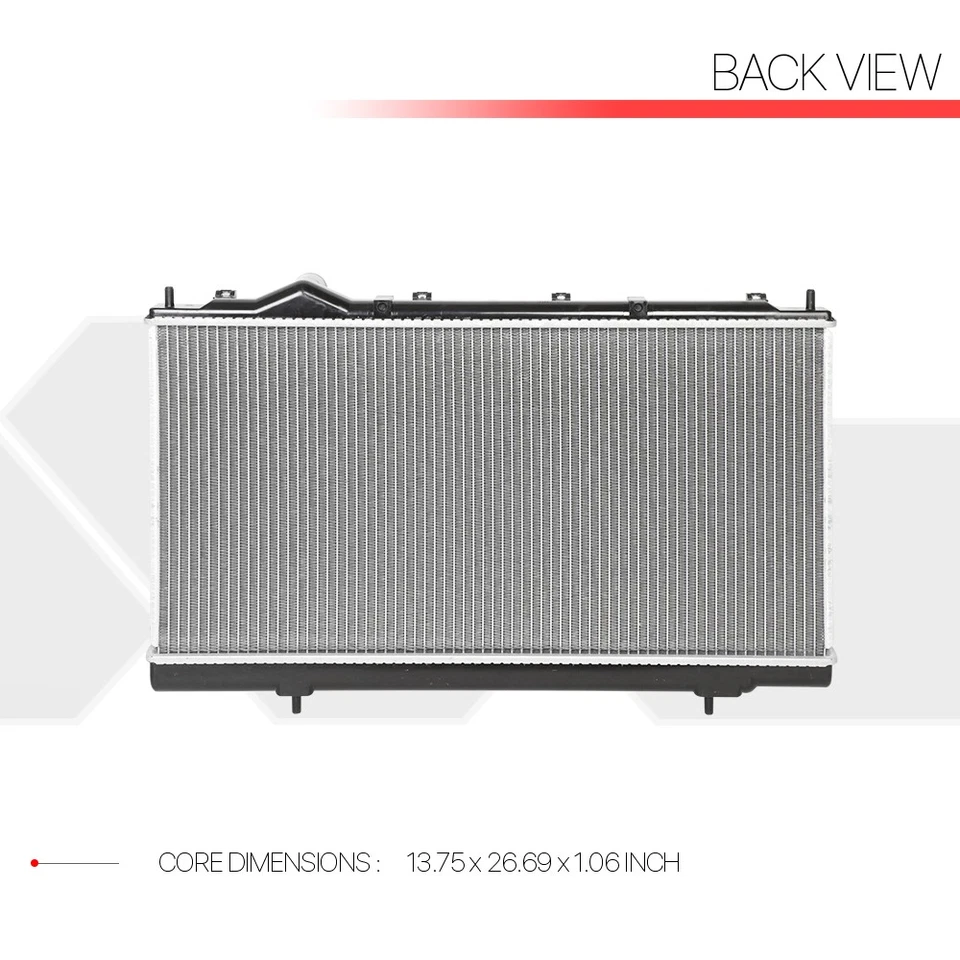 Radiador de repuesto de fábrica con núcleo de aluminio Sebring/Eclipse/Talon 1995-1999 Foto 3 de 4