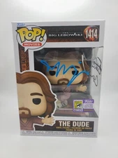 JEFF BRIDGES & ETHAN COEN Signed "The Dude ~ Lebowksi" POP VINYL (JSA COA)