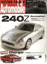 February 1999 Automobile Nissan 240Z Charger Jurgen Schrempp McLaren Mp4/13 MB