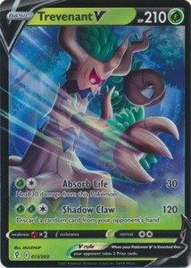 how long is a pokemon card Trevenant V S7R 068/067 SR Card