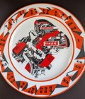 Soviet Propaganda Porcelain plate "Workers of the world, unite! Karl Marx 9.5" — photo 1