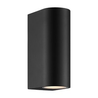 Wandleuchte Dion Double Nordlux IP44 Fassadenleuchte Wandlampe Wall GU10 Schwarz