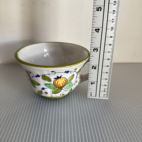 RARE Set of 4 Richard Ginori Italian Stoneware Fruit & Berry Cup & Saucer Sets - Picture 14 of 17