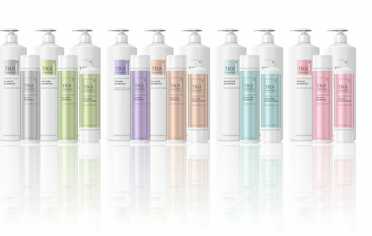 TIGI Copyright Custom Care Shampoo Conditioners Range Available