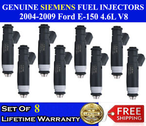 OEM 4Hole Upgraded Siemens 8 Fuel Injectors For 2004-2009 Ford E-150 4.6L V8