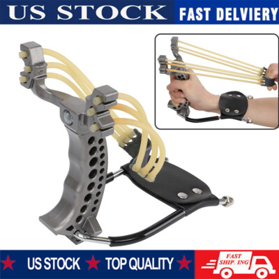 Heavy Duty Hunting Slingshot Kit Fit Adult Boys Teens Outdoor Sports USA