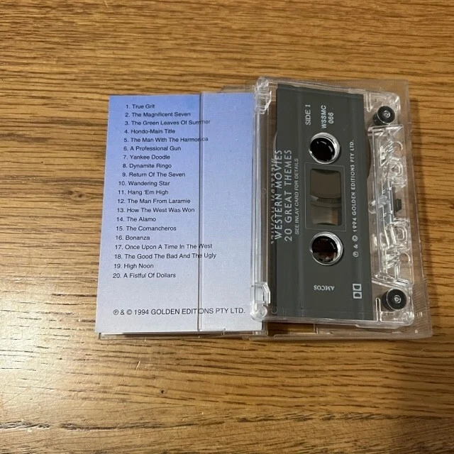 The Hollywood Studio Orchestra - Western Movies 20 Great Themes Cassette Tape  - Image 3 of 3