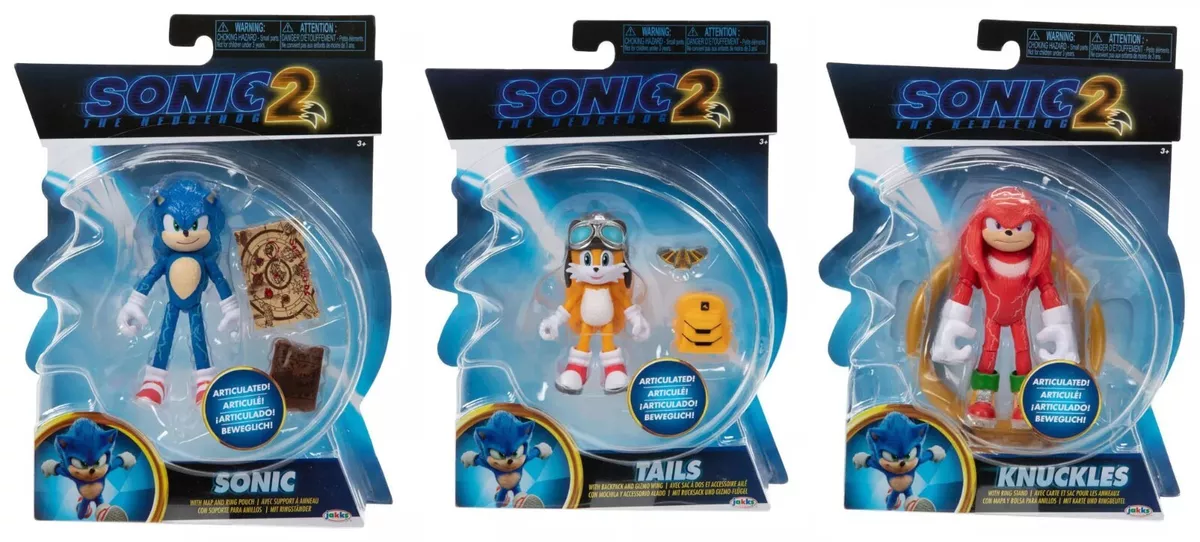 Tails Sonic Action Figure, Sonic Knuckles Figure