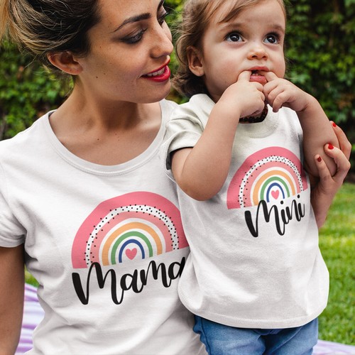 Mothers Day Matching T Shirt Mama 