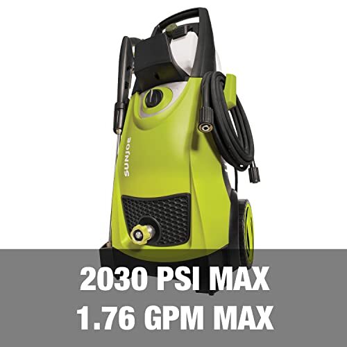 Electric Pressure Washer 2030 Max PSI 1.76 GPM, 14.5-Amp Electric High Pressure