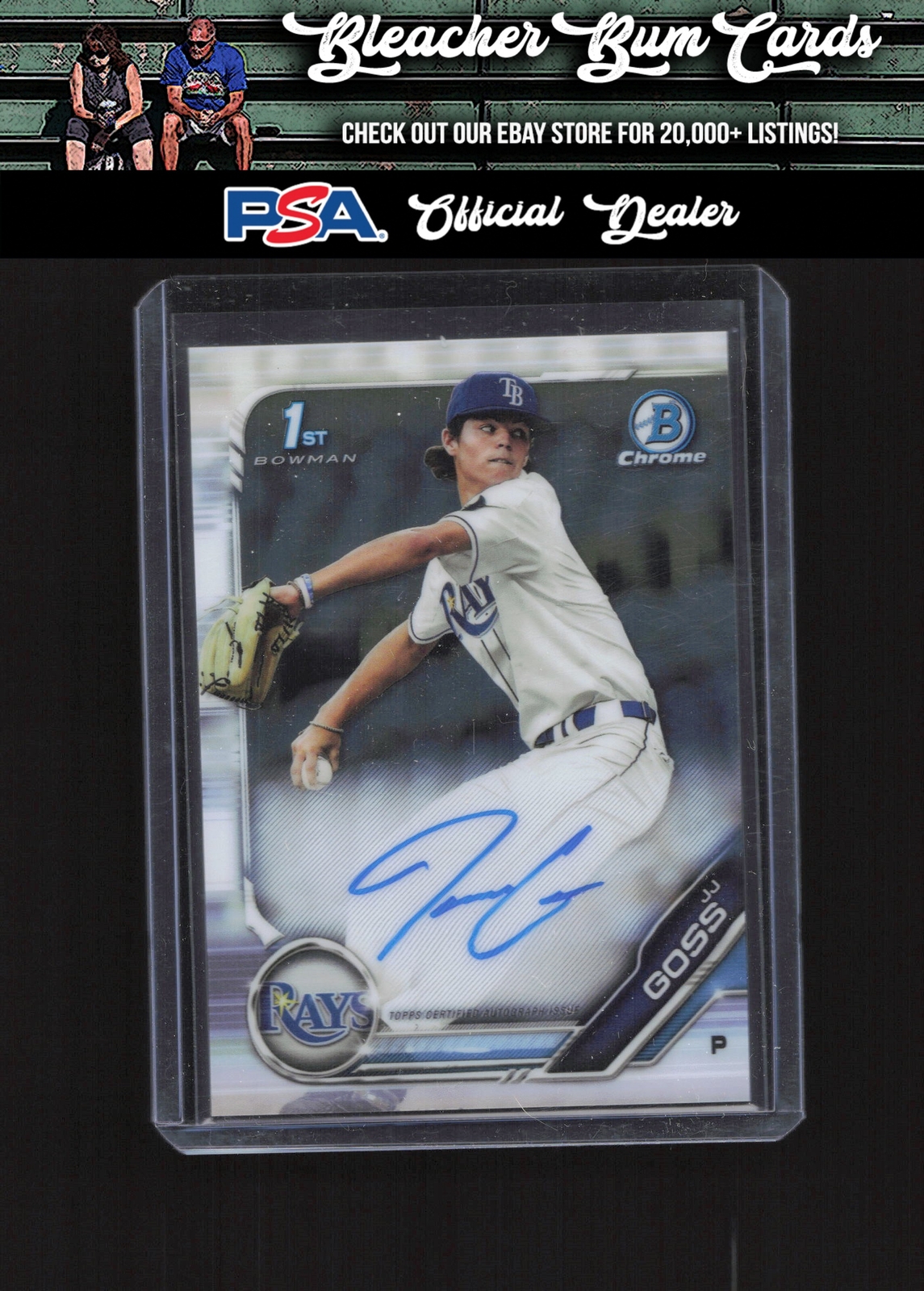 2019 Bowman Draft CDA-JJG JJ Goss Chrome Draft Pick Autographs 1st